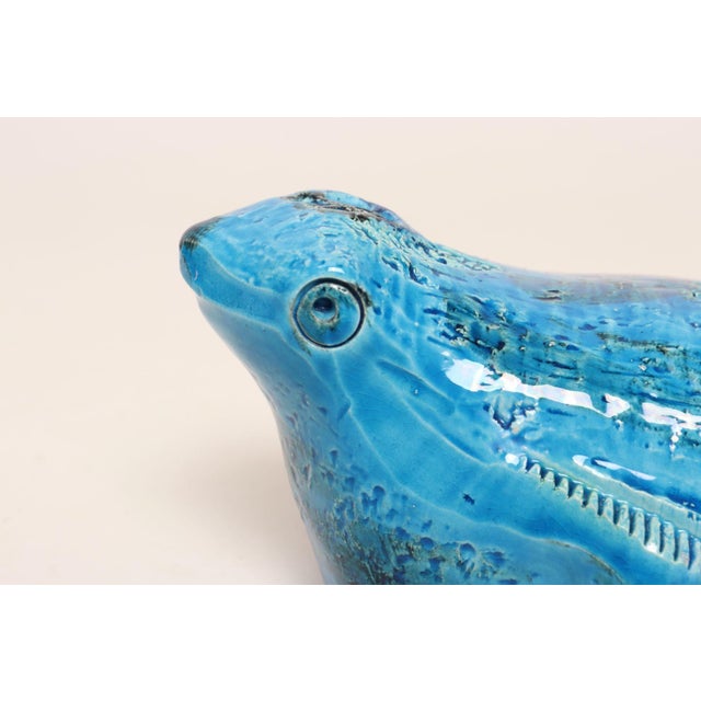 Vintage Italian Rimini Blu Ceramic Frog by Aldo Londi for Bitossi For Sale - Image 15 of 16