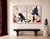 Large-scale original mixed-media diptych by Alexandria, Virginia artist Matthew Johnston, created in 1993 and among the...