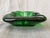 Mid-Century Modern Chunky 60's Blenko Style Green Glass Catchall Ashtray For Sale - Image 3 of 15