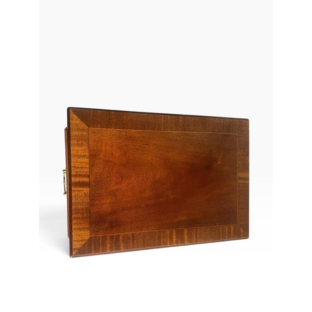 Wood Vintage Councill Craftsmen Queen Anne Mahogany Banded Side Tables – Pair For Sale - Image 7 of 17