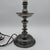 Metal Vintage John Somers Pewter Candlestick Table Lamp For Sale - Image 7 of 9