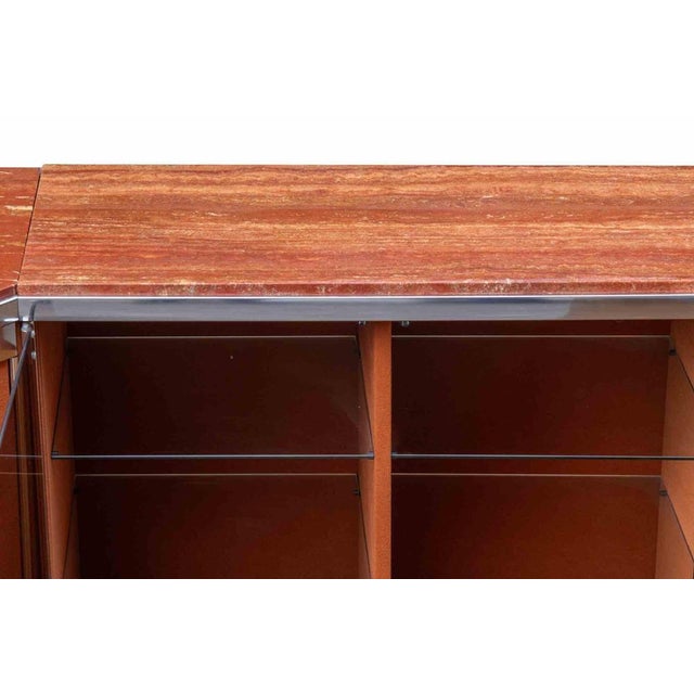 Vintage 4-Module Sideboard Set by Guido Faleschini for I4mariani, Italy, 1970s, Set of 4 For Sale - Image 10 of 14