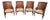 Late 20th Century Set of 4 Marge Carson British Colonial Woven Rattan Armchairs For Sale