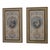 Pair French Style Classical Framed Wall Art For Sale