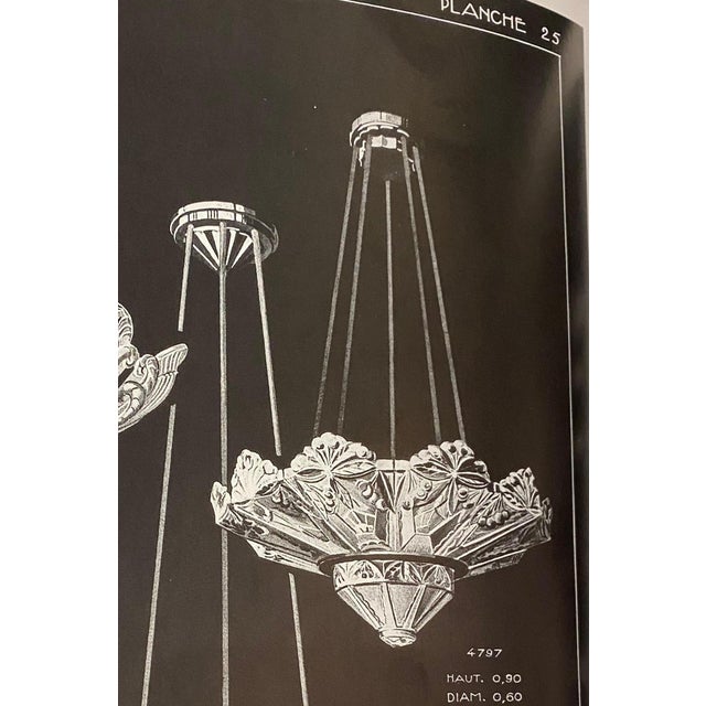 French Art Deco Chandelier by Marius Sabino 1920s France For Sale - Image 13 of 13