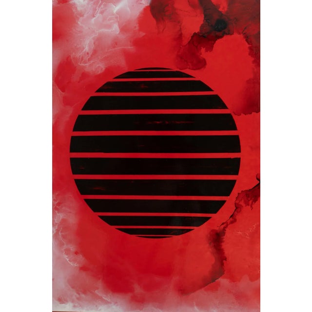 20th Century Belgian Artwork With Metal Frame By Rene Berdal For Sale In Greensboro - Image 6 of 10