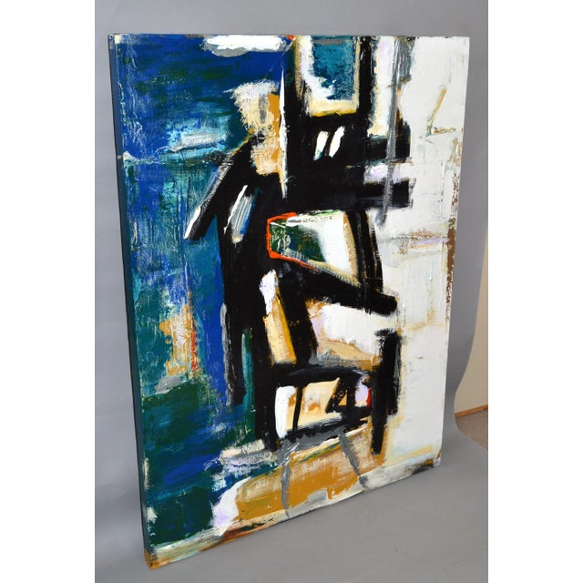 Franz Kline Yamil O. Cardenas Multi-Color Abstract Painting in Acrylic on Canvas 2019 For Sale - Image 4 of 13