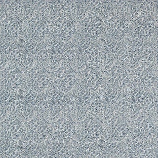 Morris & Co Yew & Aril Fabric in Indigo For Sale