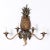 Pair of Italian Tole Pineapple Wall Sconces For Sale - Image 4 of 10