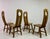 Wood Oak Dining Chairs by De Puydt, 1960s, Set of 4 For Sale - Image 7 of 18