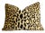 Jungle African Leopard Cat Velvet Feather/Down Pillow 24” X 17” For Sale - Image 9 of 9
