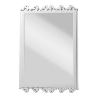 Fleur Home Garden District Laurel Rectangle Mirror in Graytint, 24x36 For Sale