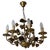 Hollywood Regency Gilded Chandelier with Roses from Honsel, 1980s For Sale - Image 11 of 11