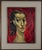 Emlen Etting - Vintage Expressionist Portrait of Woman, Signed (C. 1940, Oil on Canvas) For Sale