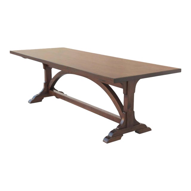 Walnut Dining Table by Petersen Antiques For Sale