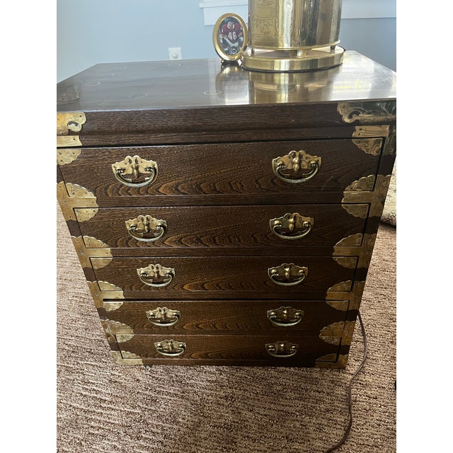 Beautiful ornate 4 piece bandaji style stackable cabinet set, with large storage chest. This was given to me by my late...