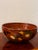 Mexican Vintage Mexican Hand Painted Pottery Bowl Made of Red Ware Terracotta Clay. For Sale - Image 3 of 6