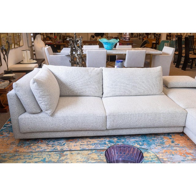 Jean-Marie Massaud for Poliform Bristol Modular 3pc Contemporary Sofa Sectional For Sale - Image 9 of 17