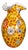 Vintage Italian Hand Blown Millefiori Glass Vase, Murano, 1990s For Sale