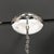Glass Modernist Hand-Blown Murano Mercury Glass Pendant Chandelier W/ Chrome Fittings For Sale - Image 7 of 16