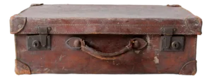 Antique Leather Suitcase