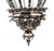 Vintage Versailles Silver Bronze Diamond Baluster Lanterns, Set of 2 For Sale - Image 10 of 11
