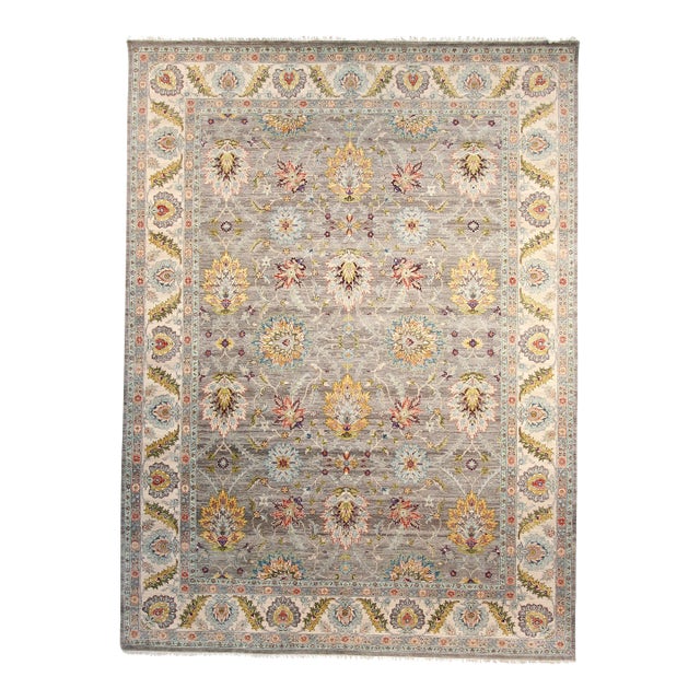 Cara Oushak Rug, Gray 5x8 For Sale