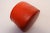 Mid-Century Modern Orange Pouf / Foot Stool / Ottoman For Sale - Image 4 of 16