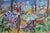 Yvon Grac, The Cros Dei Pin Beach at St. Jean Cap Ferrat, 1990s, Oil Painting on Canvas, Framed For Sale - Image 15 of 18