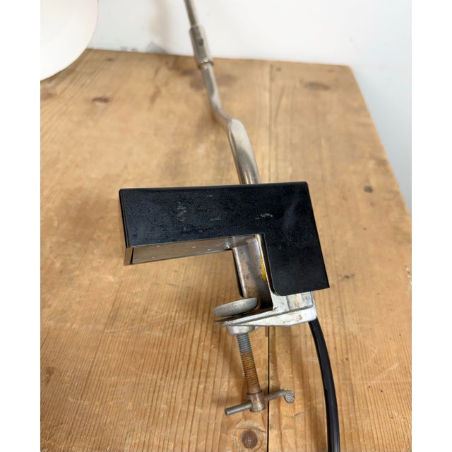Industrial Grey Factory Office Desk Lamp from Elektrosvit, 1970s For Sale - Image 17 of 18
