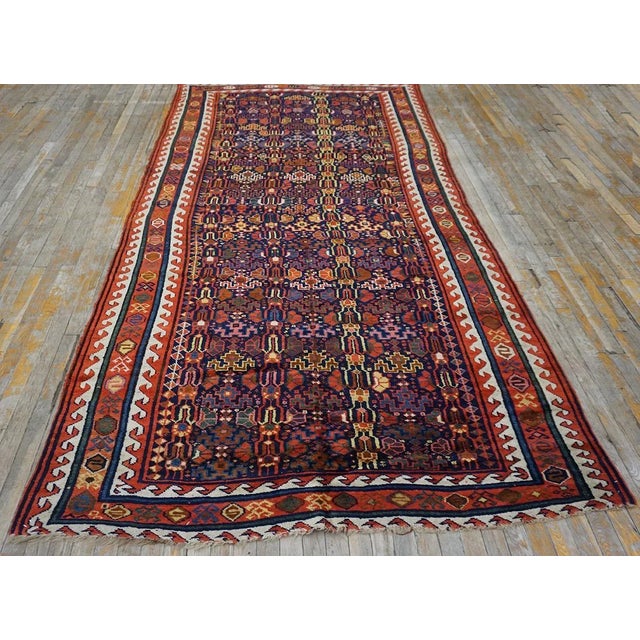 19th Century W Persian Sauj Bulak Carpet 5' 4" x 10' 2"
