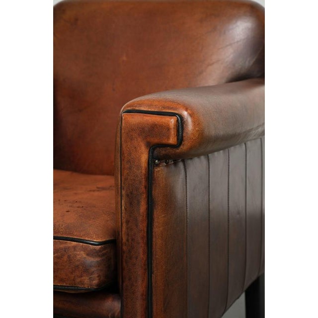 Art Deco Sheepskin Lounge Chairs, Set of 2 For Sale - Image 12 of 15