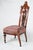 Late 19th Century 1880s Aesthetic Period Carved Wood Chair, Accent Chair, Victorian Style For Sale - Image 5 of 7