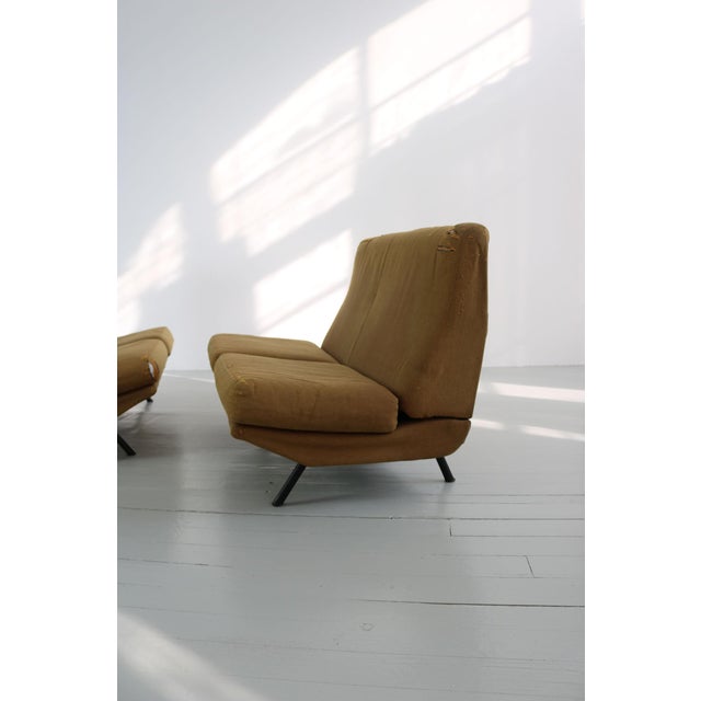 Two-Seater Triennale Sofas by Marco Zanuso for Arflex, 1950, Set of 2 For Sale - Image 10 of 18