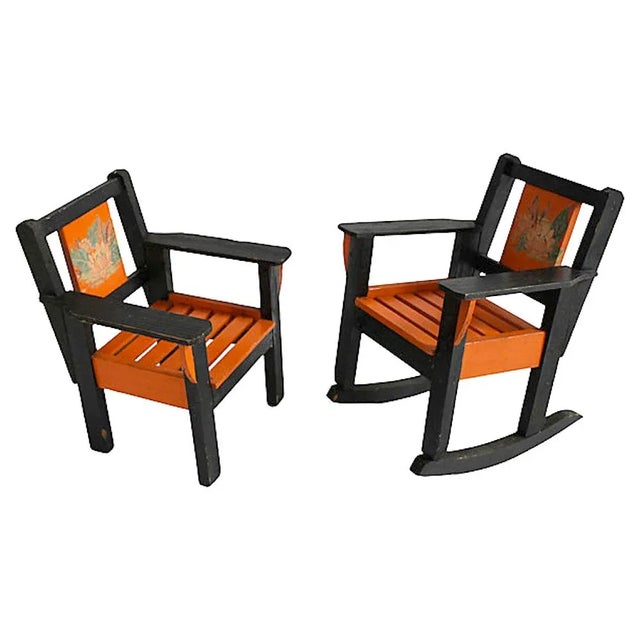 American Miniature Vintage Garden Furniture, S/3 For Sale - Image 3 of 7