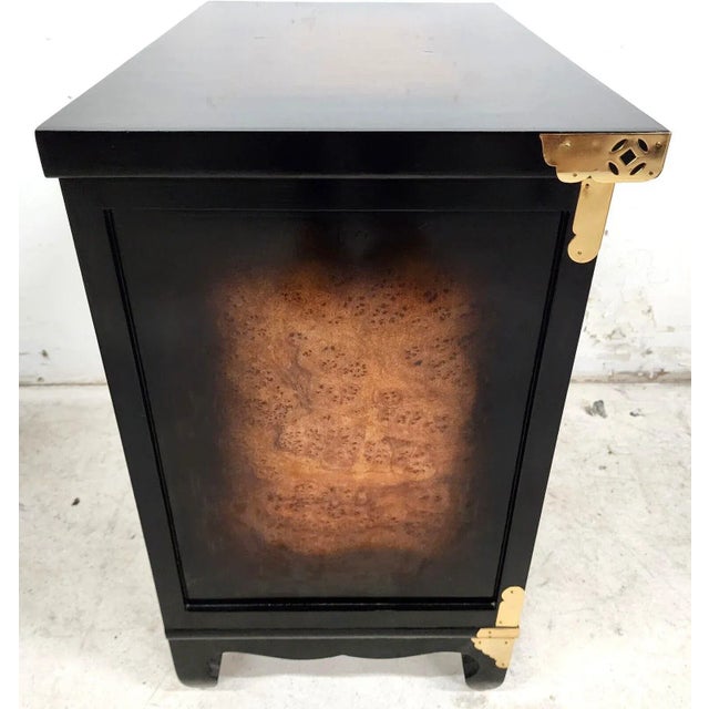 Mid 20th Century Vintage Asian Side Table Nightstand For Sale - Image 5 of 8