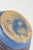 Large Blue Glazed Stoneware Vase and Floral Decorationation from Kähler, 1930s For Sale - Image 4 of 5