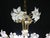 Glass Charming Murano Vintage Chandelier White and Pink Flowers For Sale - Image 7 of 11