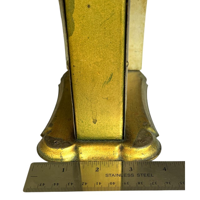 Brass Antique 1899 Imperial Computing Confectionery Scale by Pelouze – Victorian Brass + Art Nouveau Style For Sale - Image 8 of 10