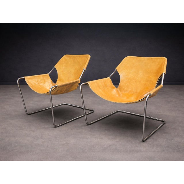 Mid-Century Modern Pair of Paulistano Armchairs by Paulo Mendes da Rocha for Objekto, Brazilian Modern, 1970s - Lot 678B For Sale - Image 3 of 16