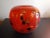 This is a Red Confetti Art Glass 7" Rose Bowl. Procured at an auction