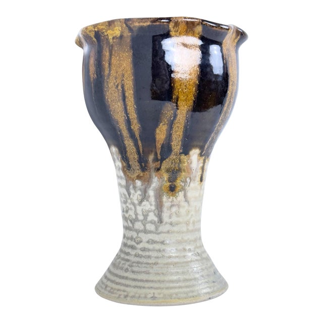 Pigeon River Pottery Vase by Tim Kerns Handcrafted Artistry From 2006 For Sale