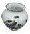 Vintage Consolidated Phoenix Glass Handpainted Regent Violets Art Glass Vase For Sale - Image 9 of 12