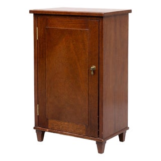 Arts & Crafts Oak Record Cabinet For Sale