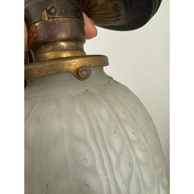 1920s/30s Art Deco Petite Pendant Light For Sale - Image 10 of 10