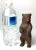 Vintage Early 20th Century Carved Wood Bear, Rustic Cabin Decor. 6” tall. Minimal age appropriate wear at feet.