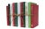 Contemporary Decorative Books - Winter Holly Book Bundle - 1 Foot of Burgundy and Green Books For Sale - Image 3 of 4