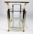 Modern Late 20th Century Modern Brass Bar Cart For Sale - Image 3 of 13