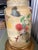 Pair of Crackled Painted Metal Jars Adapted as Lamps on Wood Bases, Late 20th Century For Sale In Savannah - Image 6 of 9