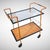 Stitched Leather Trolley by Jacques Adnet, 1950s For Sale - Image 4 of 13